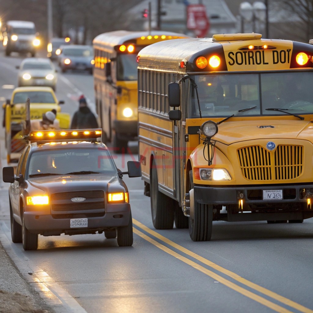 What Vehicles Have Yellow Flashing Lights?