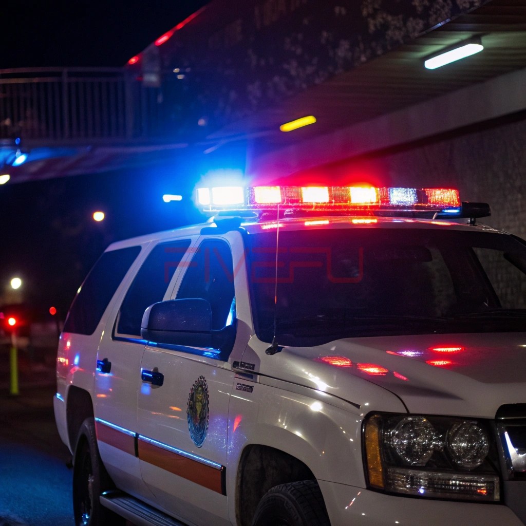 How does the lighting on emergency vehicles work?